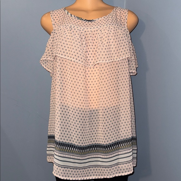 Rokoko By Dazz Tops - *Rokoko by Dazz Polka Dot Sleeveless Top - Size Medium